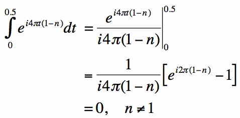 evaluation of integral